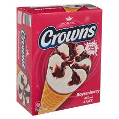Boysenberry Cones 4 Pack 475ml